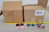 Two Boxes of Varied Assortment of Readers, Sunglasses, and Blue Light Blockers