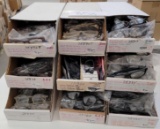 Assortment of Readers, Various Diopters and Frames, Clear Lenses, Nine Small Containers