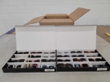 Five Trays of Sunglasses, includes Rachel Roy, Game Hero, Plum Pretty Sugar and others