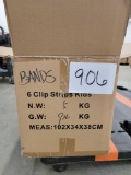 Large Box of Rubber Bands and Miscellaneuos Office Supplies