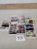 7 Cases of Sunglasses, Large Framed Sunglasses, Readers and Blue Light Blockers