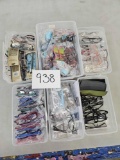 6 Containers, Mixed Readers, Blue Light Blockers, Various Diopters, Some Velvet Framed