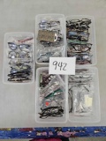 5 Container Store Containers with Readers of Various Diopters and Frames