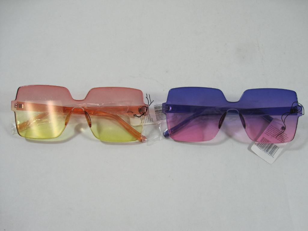 Two Pairs of Eason Eyewear Rimless Sunglasses Proxibid