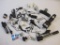 Assorted Transformers Black, White and Silver Parts and Pieces, see pictures AS IS, 10 oz