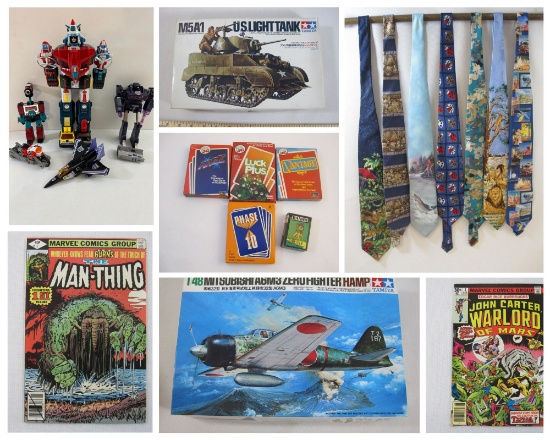 Comic Books Models & Games and More