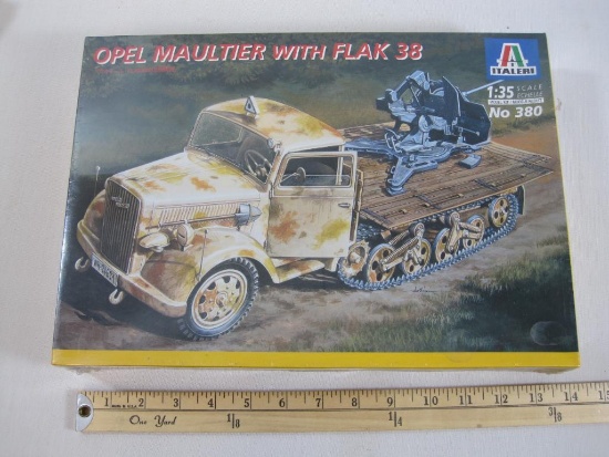 Sealed Opel Maultier With Flak 38 Model Kit by Italeri 13oz