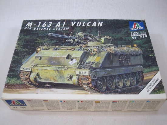 M-163 A1 Vulcan Air Defense System Model Kit, 1/35 Scale, Italeri No.269, 12 oz