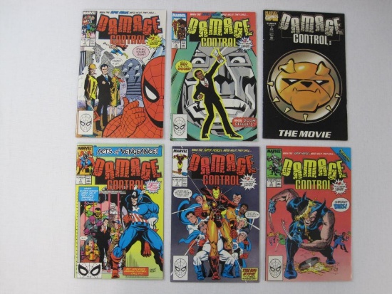 Damage Control, Six Marvel Comics, Issues No.1-4, May-Aug 1989, No, 1 Dec 1989, No.3, Aug 1991, 11