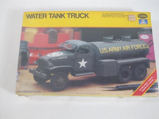 Sealed Water Tank Truck Model Kit by Testors and Italeri 12oz