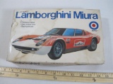 Lamborghini Miura 1/25 Scale Model Kit by Entex 7oz