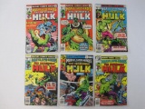 Six Marvel Super-Heroes Featuring The Incredible Hulk, Issues #64, 67, 68, May-Dec 1977, #73, 77-78,