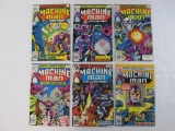 Six Machine Man, The Living Robot Comics, Issues No. 4-9, July-Dec 1978, Marvel Comics Group, 10 oz