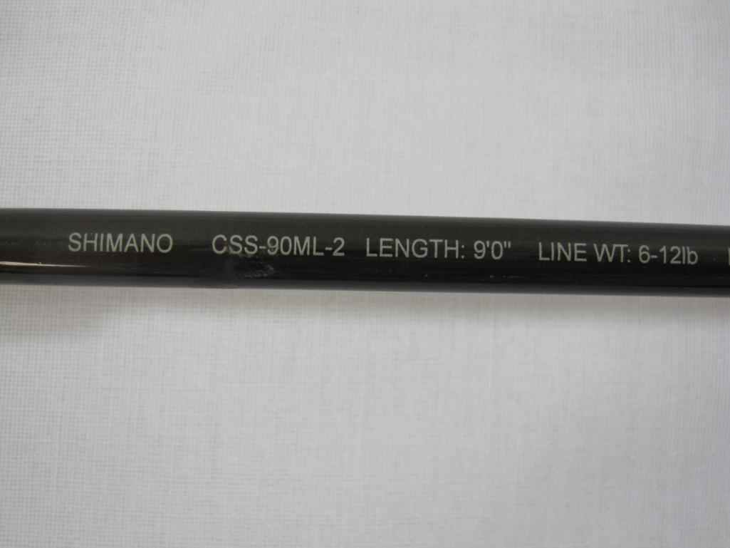 Shimano Clarus Spinning Rod, 2 pc, 9,' IM-7 | Proxibid Shimano Clarus Spinning Rod, 2 pc, 9,' IM-7 | Proxibid