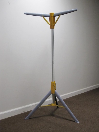 Set of Two Hangaway Collapsible Drying Racks and Extion Pole, New in Box