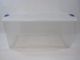 Sterilite Clear Storage Tote With Lid, 105 Qt
