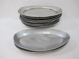 Thirteen Oval Sizzler Plates, AS IS, See Photos