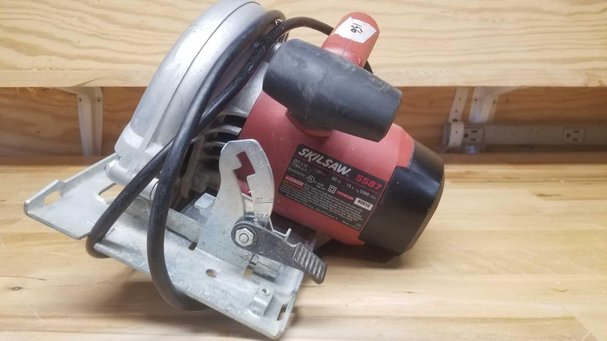 SKILSAW Circular Saw Model 5587 15 Amp Proxibid