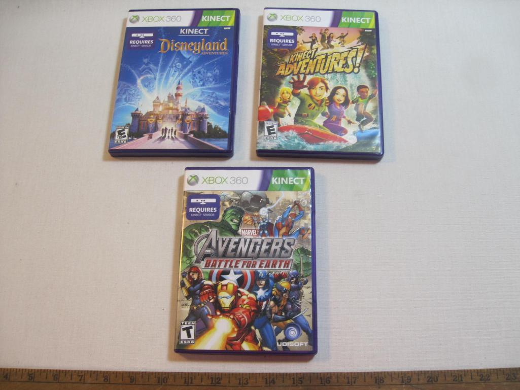 Three Xbox 360 Kinect Games includes The | Proxibid