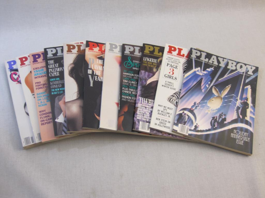 Complete Year of 1988 Playboy Magazines including | Proxibid