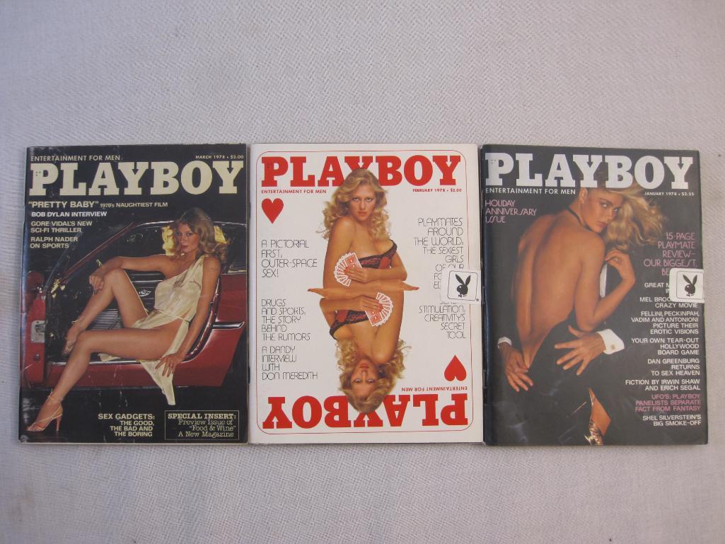 Complete Year of 1978 Playboy Magazines including | Proxibid