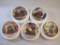 Five Danbury Mint Christopher Nick Dachshunds Plates including The Graduate, The Art Critics, Sweet