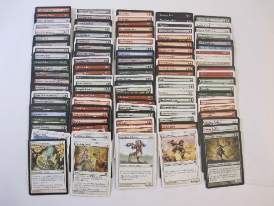 Assorted MTG Magic the Gathering Cards from Various Sets including Coat of Arms, Oracle's