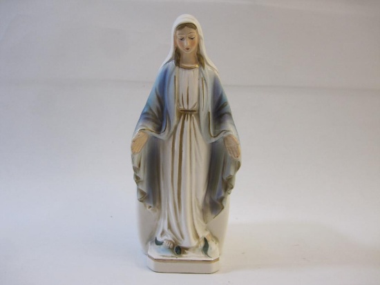 Vintage Lefton Virgin Mary Figurine Planter, Japan, 1 lb 1 oz