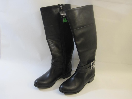 New Arizona Denmark Size 7 1/2 Tall Women's Black Riding Boots with Memory Foam, 2 lbs