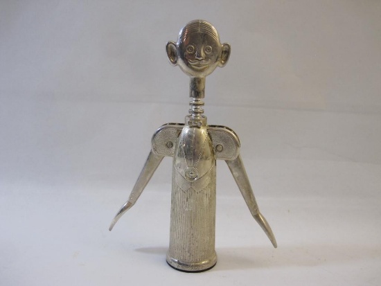 Vintage Silverplate Pierre the Sommelier Metal Corkscrew, 1 lb