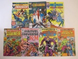 Seven Assorted Marvel Comic Books including Sectaurs No. 2, Excalibur No. 1, The Inhumans No. 1,
