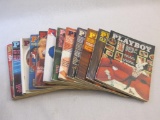 Complete Year of 1977 Playboy Magazines including Susan Kiger, Karen Christy, and Barbara Streisand