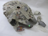 Star Wars The Force Awakens Battle Action Millennium Falcon, 2015 LFL Hasbro, tested and works,