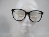 Basque Polarized Black Framed Clear Lens Glasses with Colorful Soft Case by Leoma Lovegrove