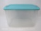 Sterilite 66 Quart Clear Storage Container with Latch Lid