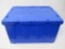 Large Flip Top Storage Container, Blue