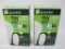 Two 4 Packs of Greenlite 9WLED Bulbs, 60W Equivalent, New in Box