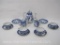 Blue Transferware Tea Set