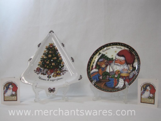 A Christmas Story Collector Plates, Illustrated by Susan Winget, Cookies For Santa, and Visions of