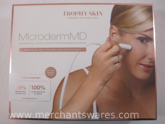 Trophy Skin Microderm MD, Professional-Grade Home Microdermabrasion System, Factory Sealed