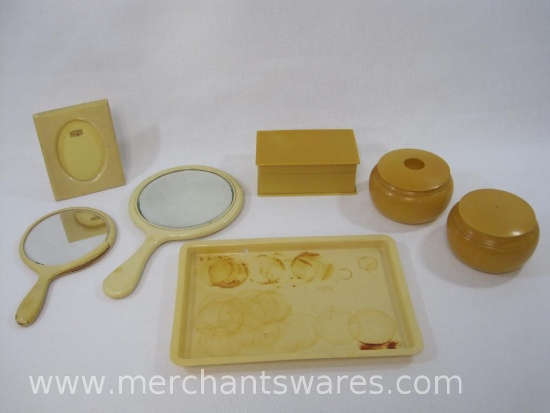 Celluloid Vanity/Dresser Set
