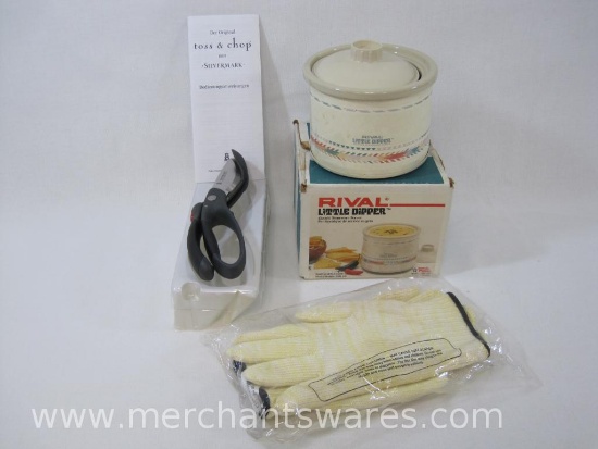 Kitchen Items, Rival Little Dipper Electric Stoneware Server, Silvermark Toss & Chop, Kitchen