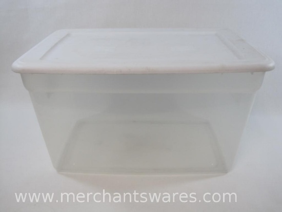 Sterilite 58 Quart Clear Storage Container with Lid