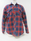 Bud Berma Quilt Lined Flannel Shirt Jacket, Size: Large
