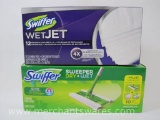Swiffer Sweeper Dry and Wet Sweeper Kit with Box of 12 Wet Pad Refills, New in Box
