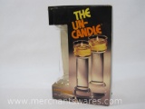The Un-Candle, Floating Candle Set by Corning, Two 9 inch Pyrex Sticks