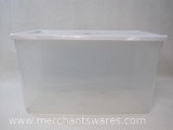 Sterilite Clearview 66 Quart Storage Container with Lid