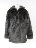 High Quality Reversible Faux Fur Coat, Women's Size Large
