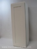 Homecrest Hershing Alpine White Wall Cabinet with Soft Close Door, Adjustable Shelves, W1236R, 12W x