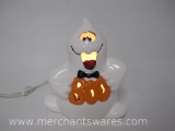 Boo Ghost Electric Light, approx 7.5 inches Tall